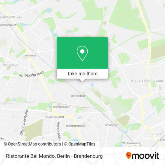 Ristorante Bel Mondo map