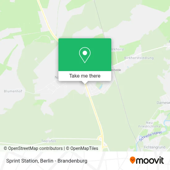 Sprint Station map