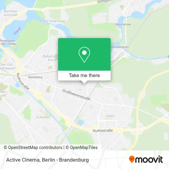 Active Cinema map