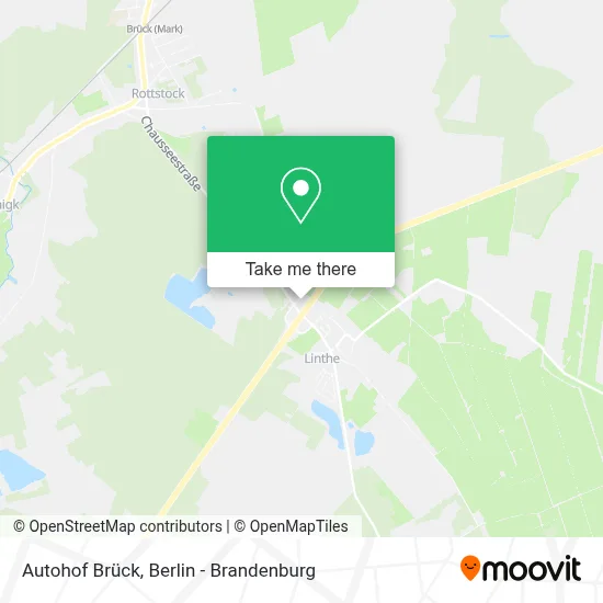 Autohof Brück map