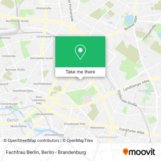 Fachfrau Berlin map