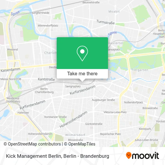 Kick Management Berlin map