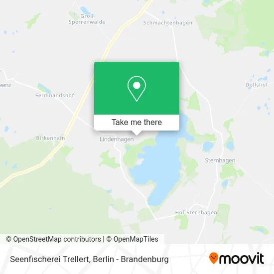 Seenfischerei Trellert map
