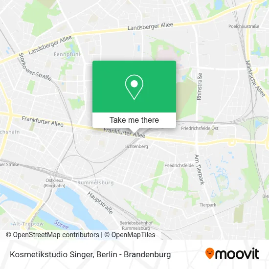 Kosmetikstudio Singer map