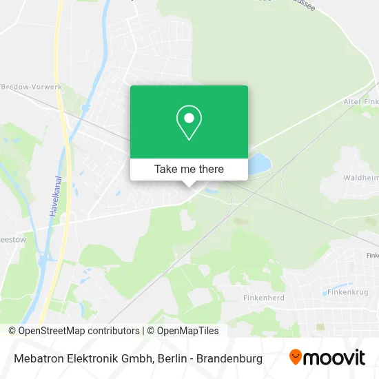 Mebatron Elektronik Gmbh map