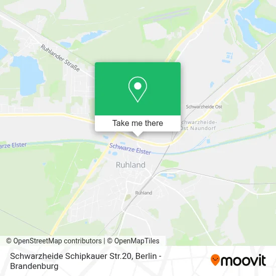 Schwarzheide Schipkauer Str.20 map