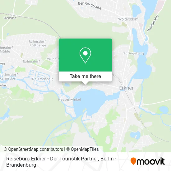 Reisebüro Erkner - Der Touristik Partner map