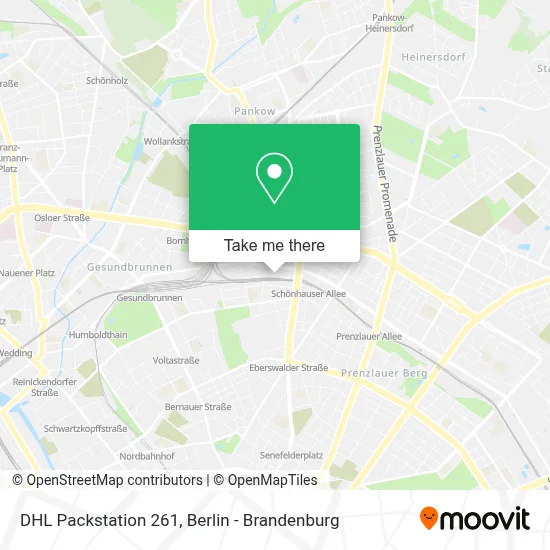 DHL Packstation 261 map