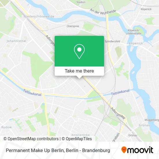 Permanent Make Up Berlin map