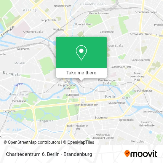 Charitécentrum 6 map