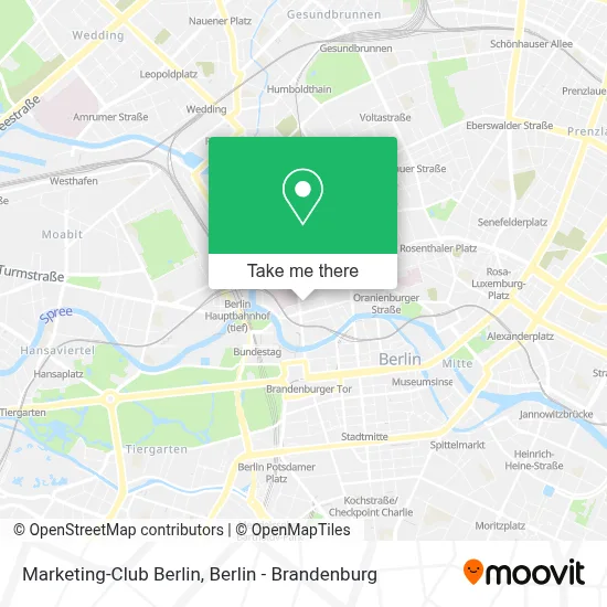 Marketing-Club Berlin map