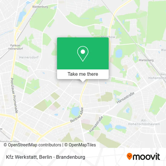 Kfz Werkstatt map
