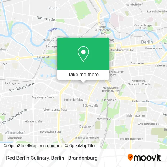 Red Berlin Culinary map