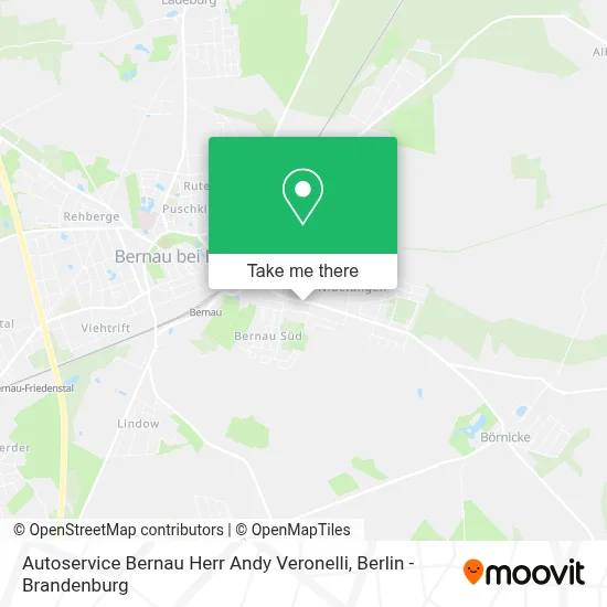 Autoservice Bernau Herr Andy Veronelli map