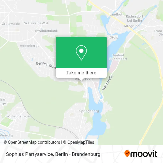 Sophias Partyservice map