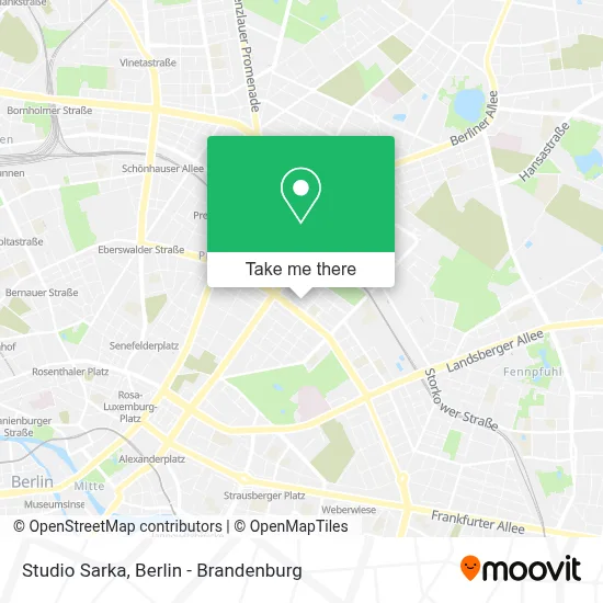 Studio Sarka map