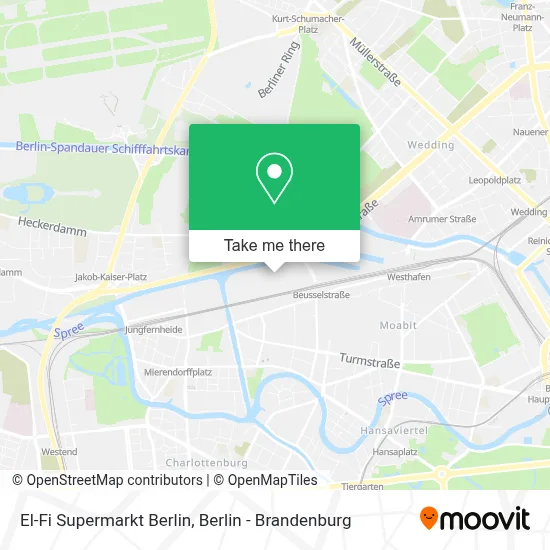 El-Fi Supermarkt Berlin map