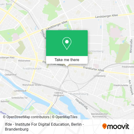 Ifde - Institute For Digital Education map