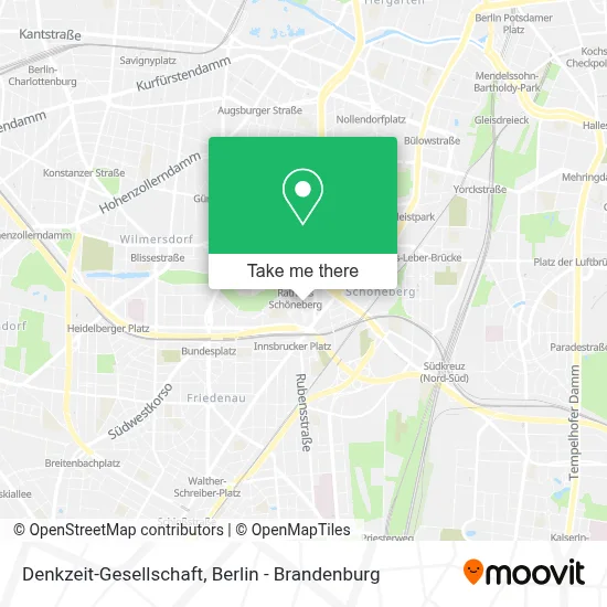 Denkzeit-Gesellschaft map