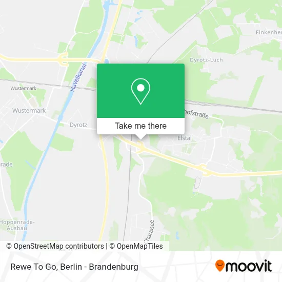 Rewe To Go map