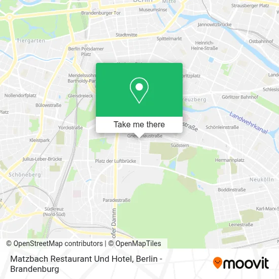 Matzbach Restaurant Und Hotel map