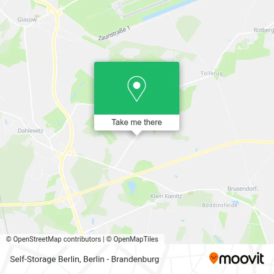 Self-Storage Berlin map