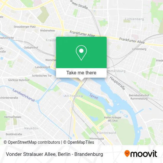 Vonder Stralauer Allee map