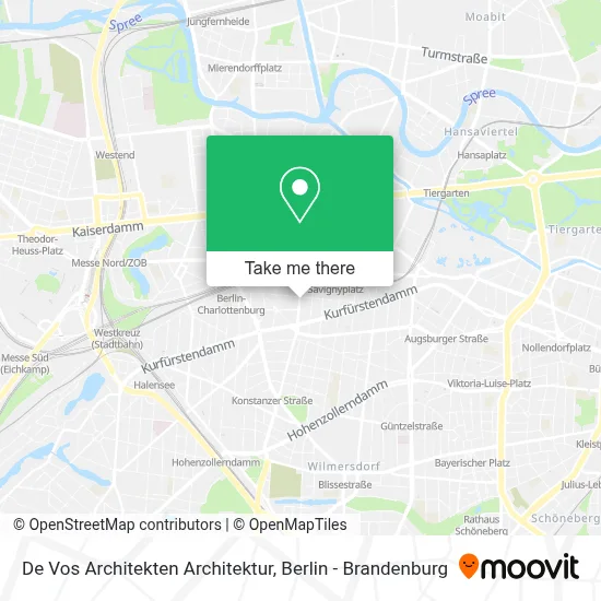 De Vos Architekten Architektur map