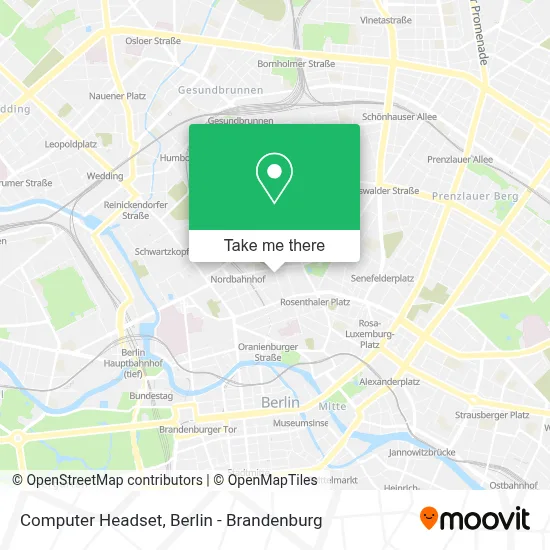 Computer Headset map