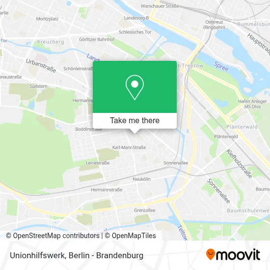 Unionhilfswerk map