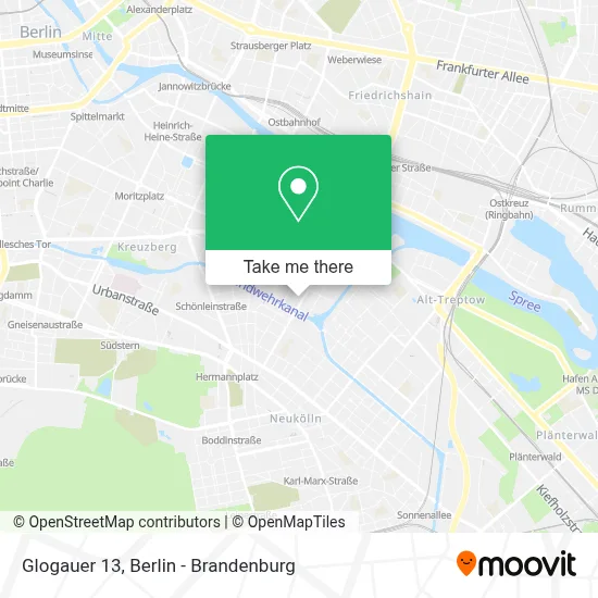 Glogauer 13 map