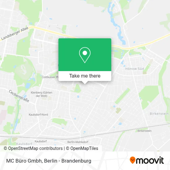 MC Büro Gmbh map