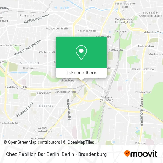 Chez Papillon Bar Berlin map