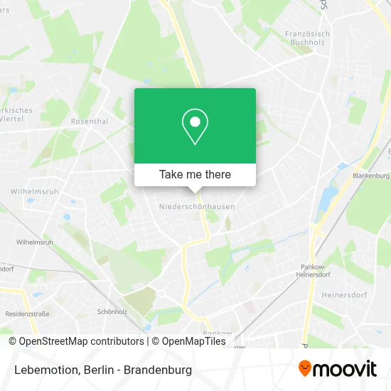 Lebemotion map