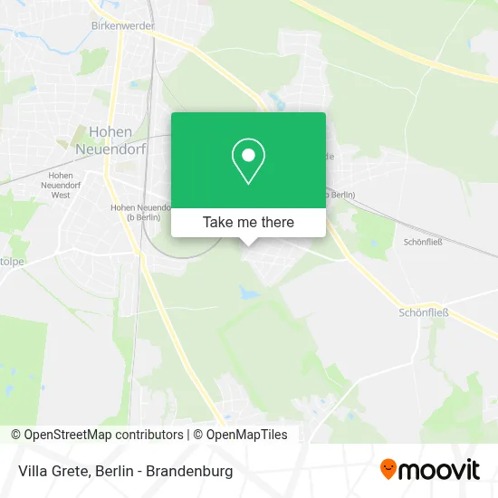 Villa Grete map