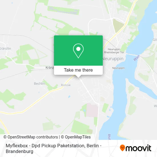Myflexbox - Dpd Pickup Paketstation map