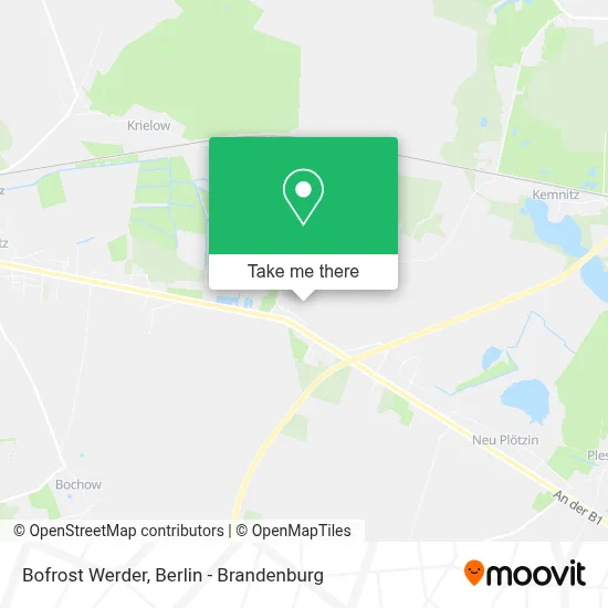 Bofrost Werder map
