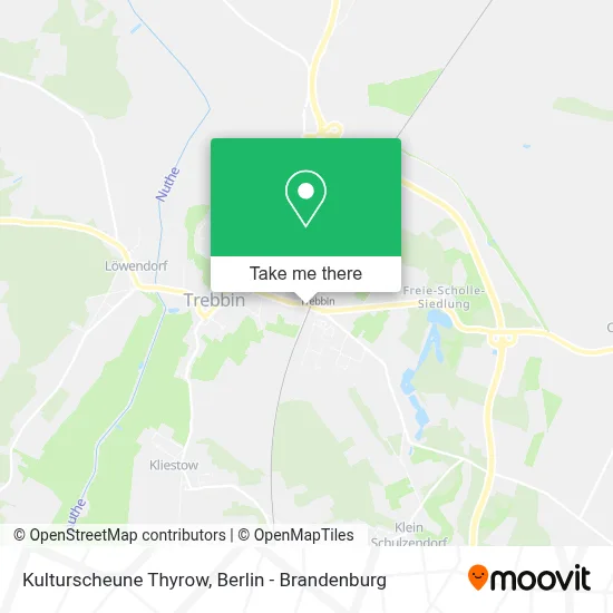 Kulturscheune Thyrow map