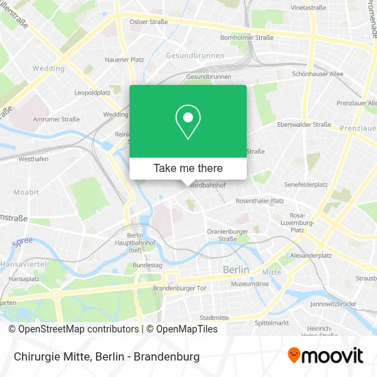 Chirurgie Mitte map