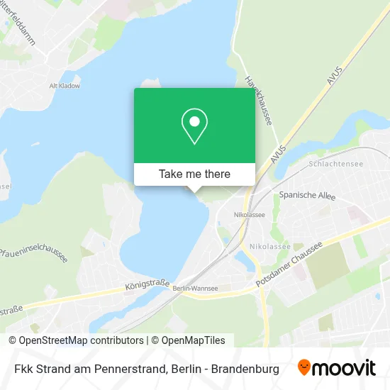 Fkk Strand am Pennerstrand map