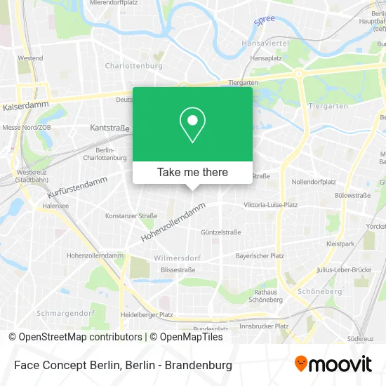 Face Concept Berlin map
