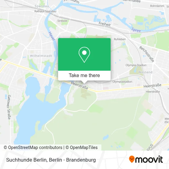 Suchhunde Berlin map
