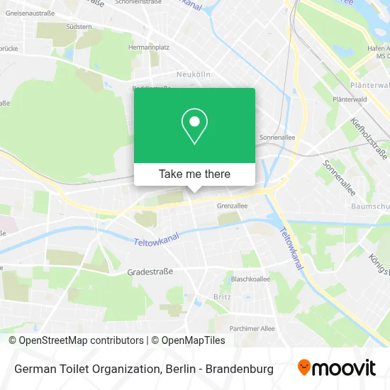 German Toilet Organization map