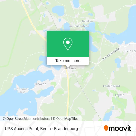 Ups Access Point map