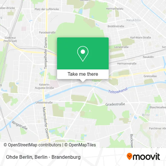 Ohde Berlin map
