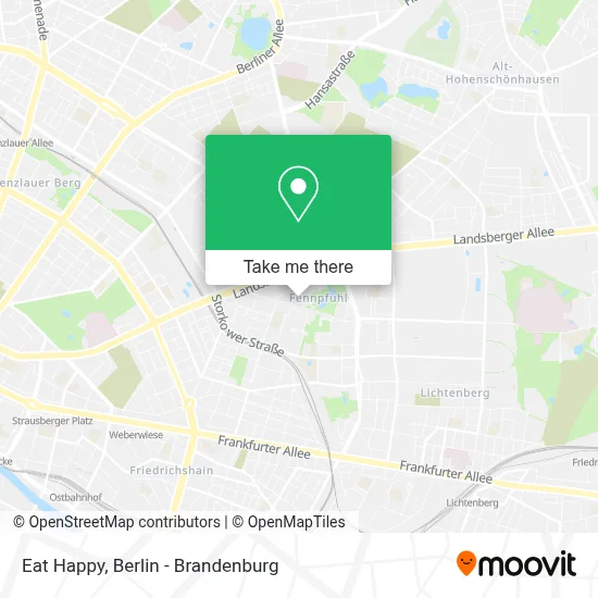 Eat Happy map