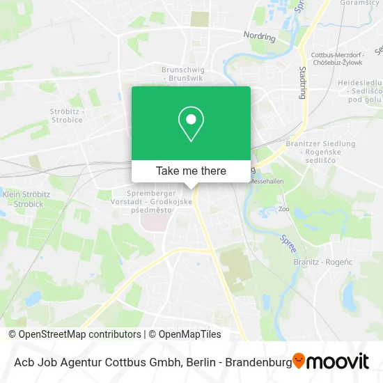 Acb Job Agentur Cottbus Gmbh map