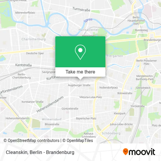 Cleanskin map
