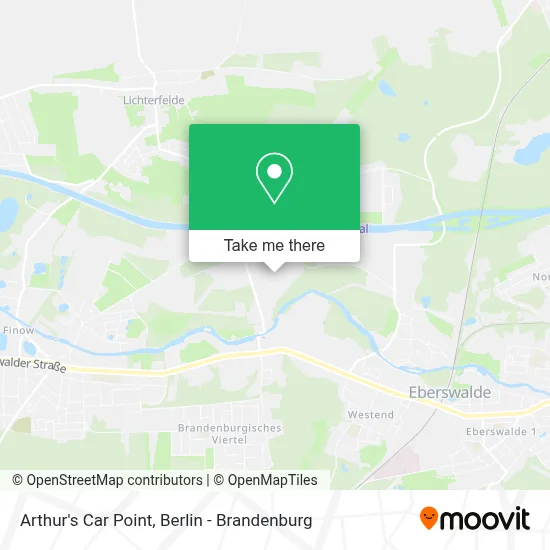 Arthur's Car Point map