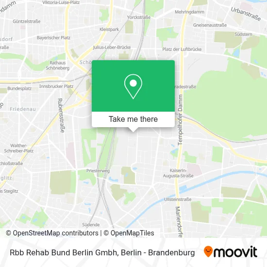 Rbb Rehab Bund Berlin Gmbh map